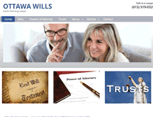 Tablet Screenshot of ottawawills.org